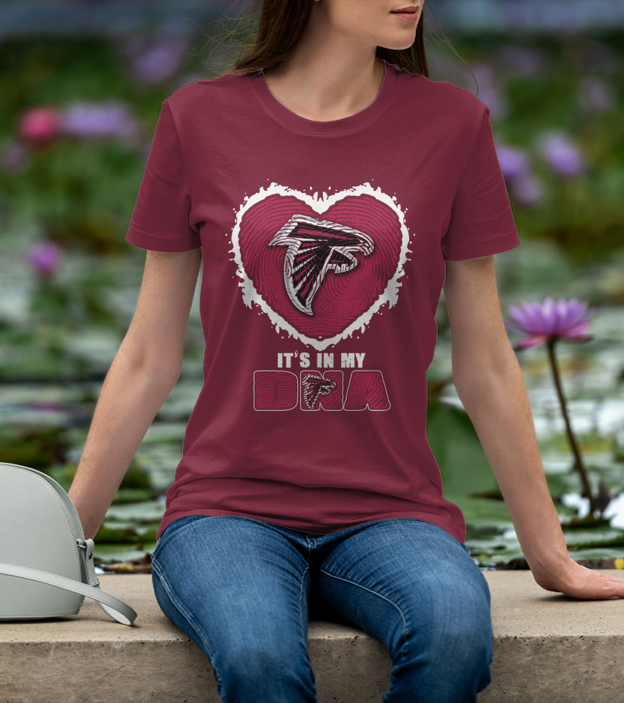 Atlanta Falcons Heart It's In My Dna T-Shirt