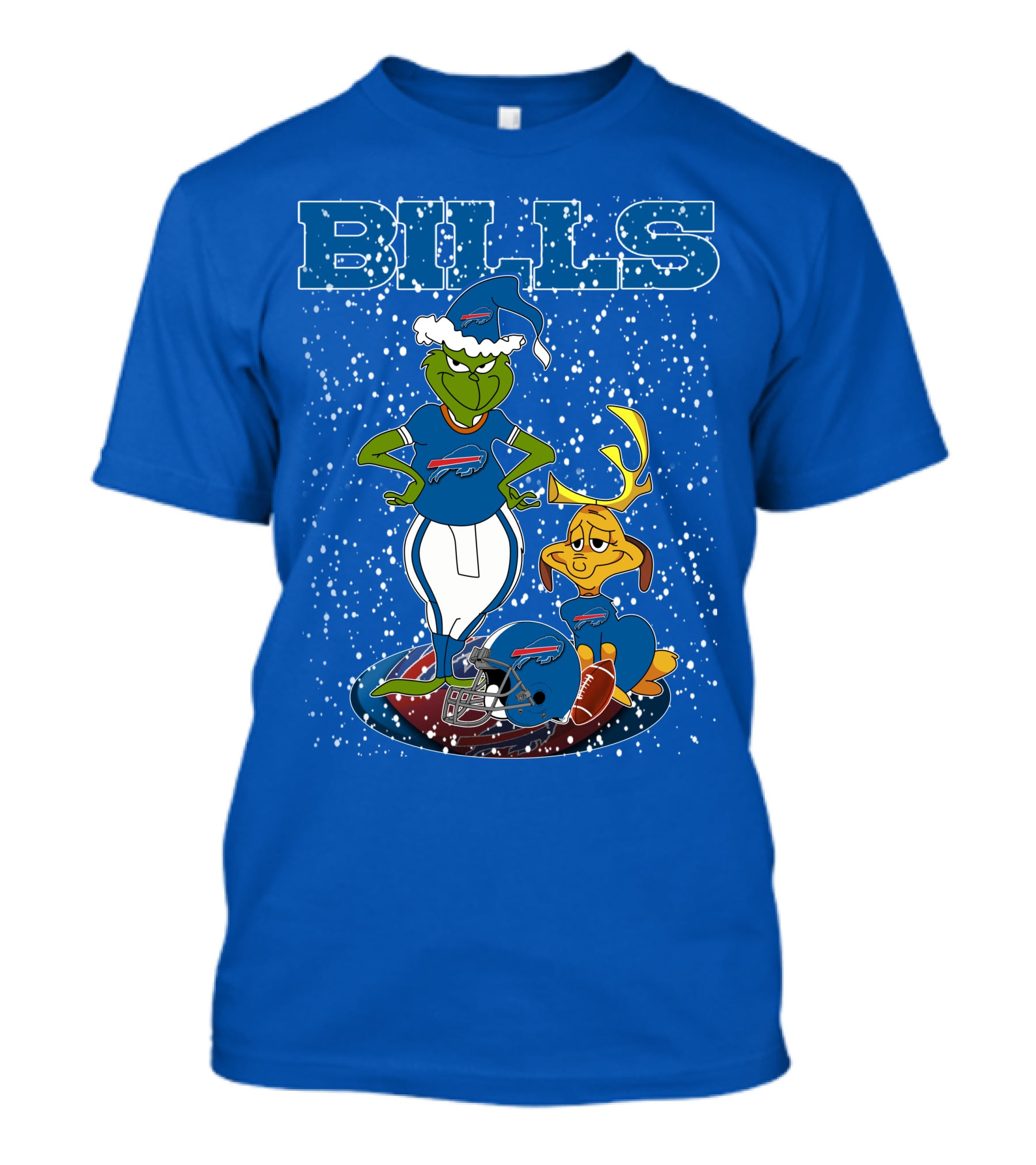 Grinchxmas Bills Christmas NFL Buffalo Bills Football Grinch T-Shirt