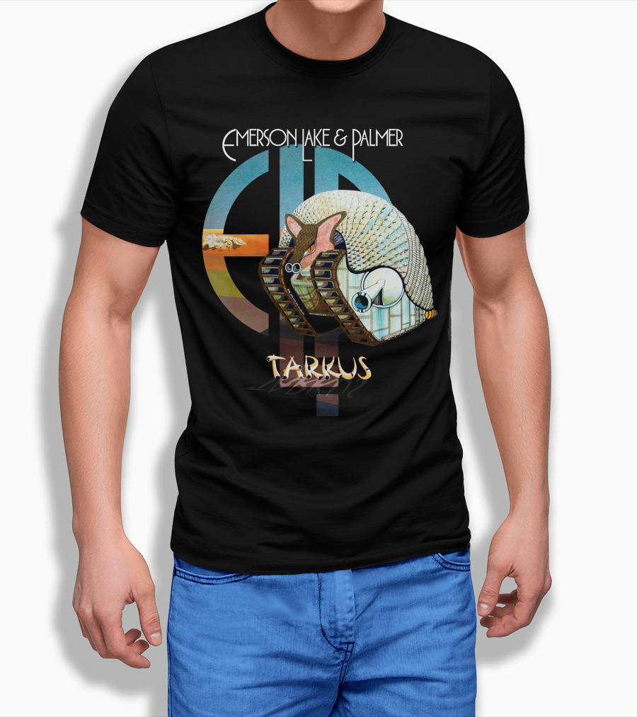Emerson Lake And Palmer Tarkus Armadillo Tank T-Shirt