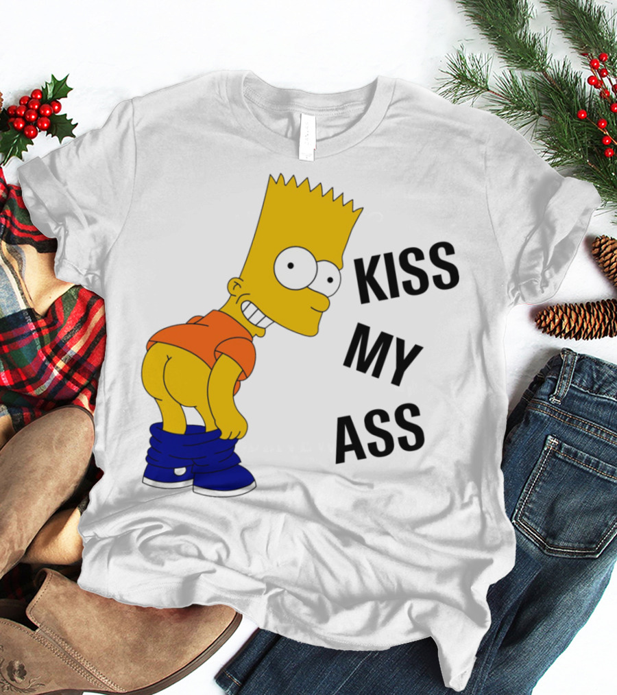 Bart Simpson Kiss My Ass T-Shirt