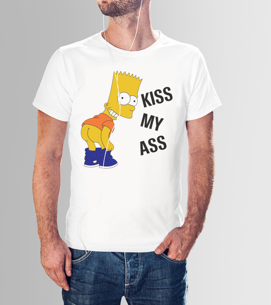 Bart Simpson Kiss My Ass T-Shirt