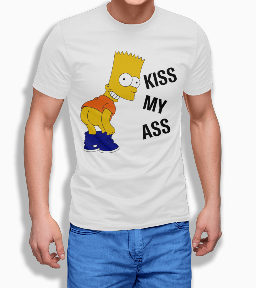 Bart Simpson Kiss My Ass T-Shirt