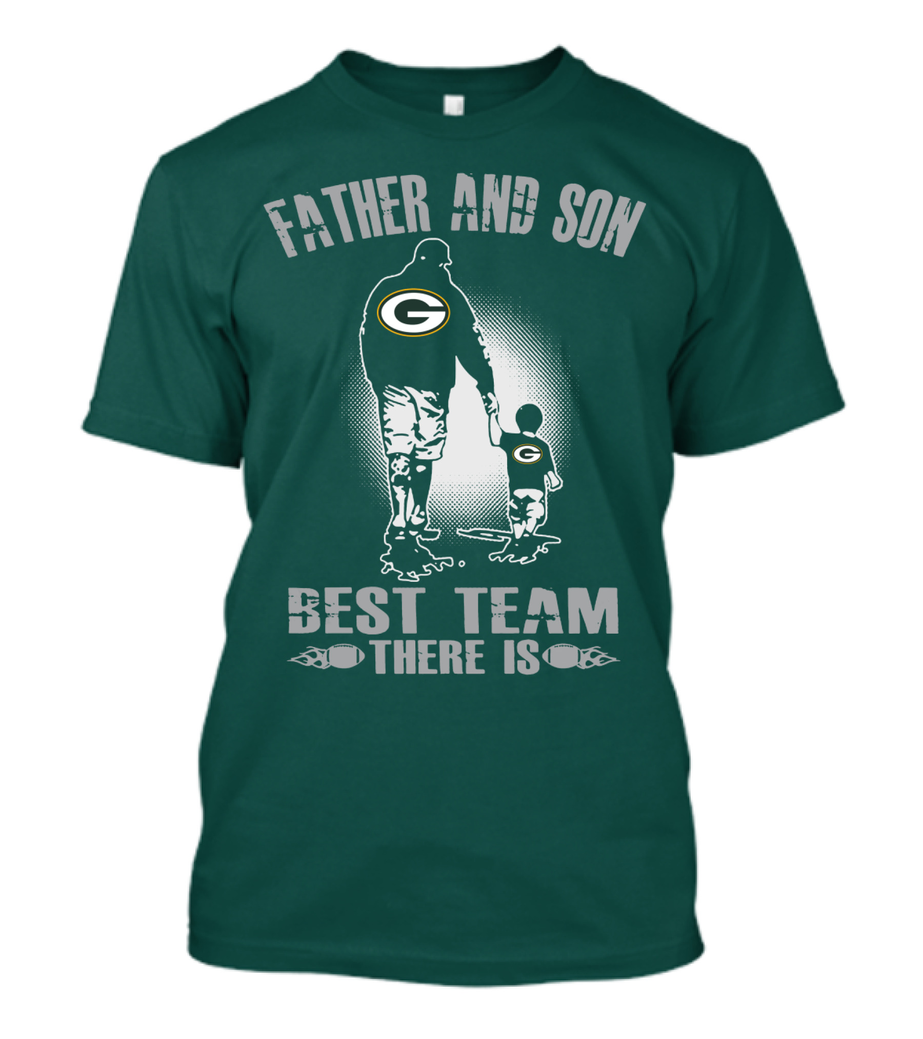 Father And Son Green Bay Packers Best Team There Is T-Shirt