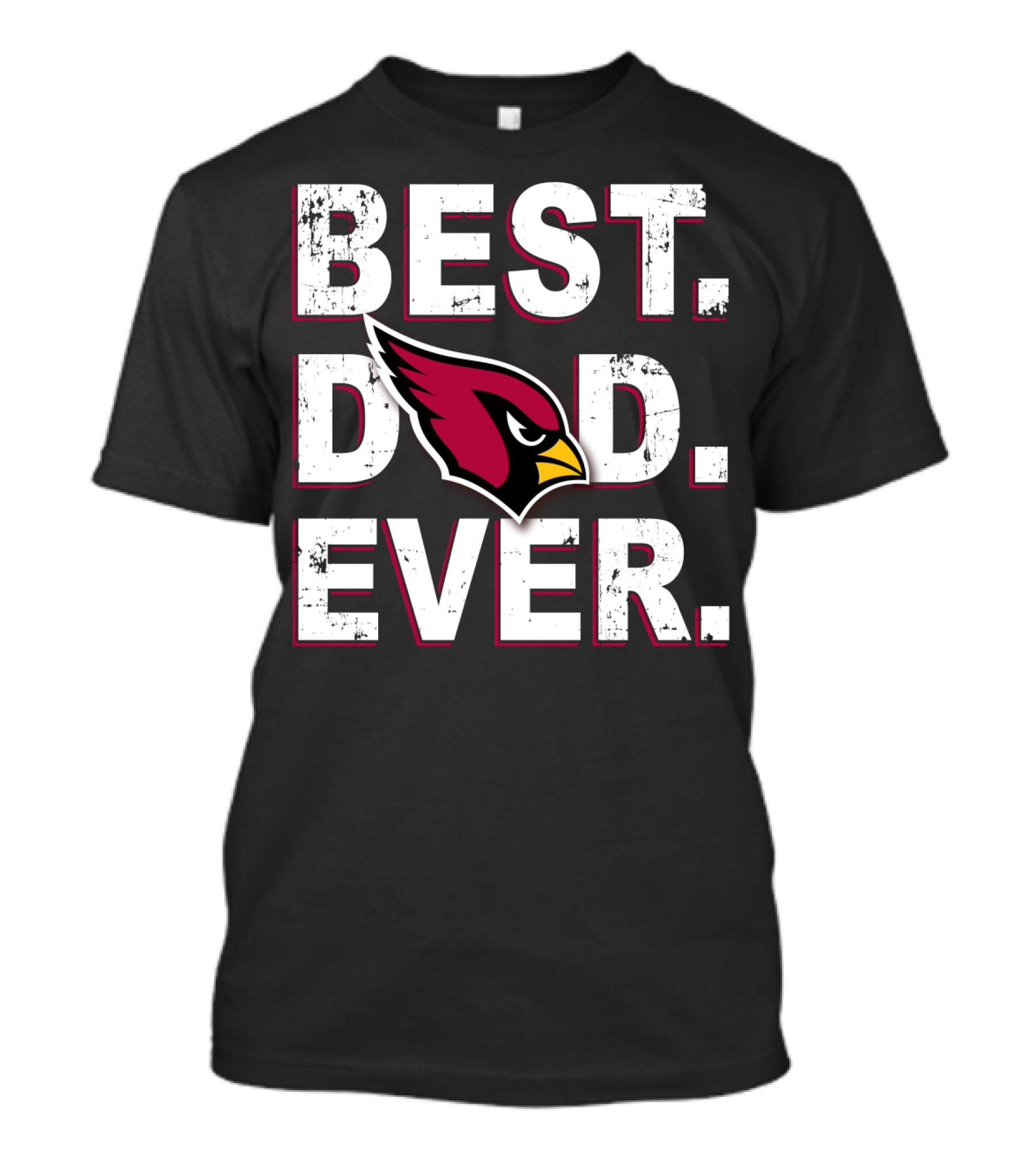 Best Dad Ever Cardinals T-Shirt