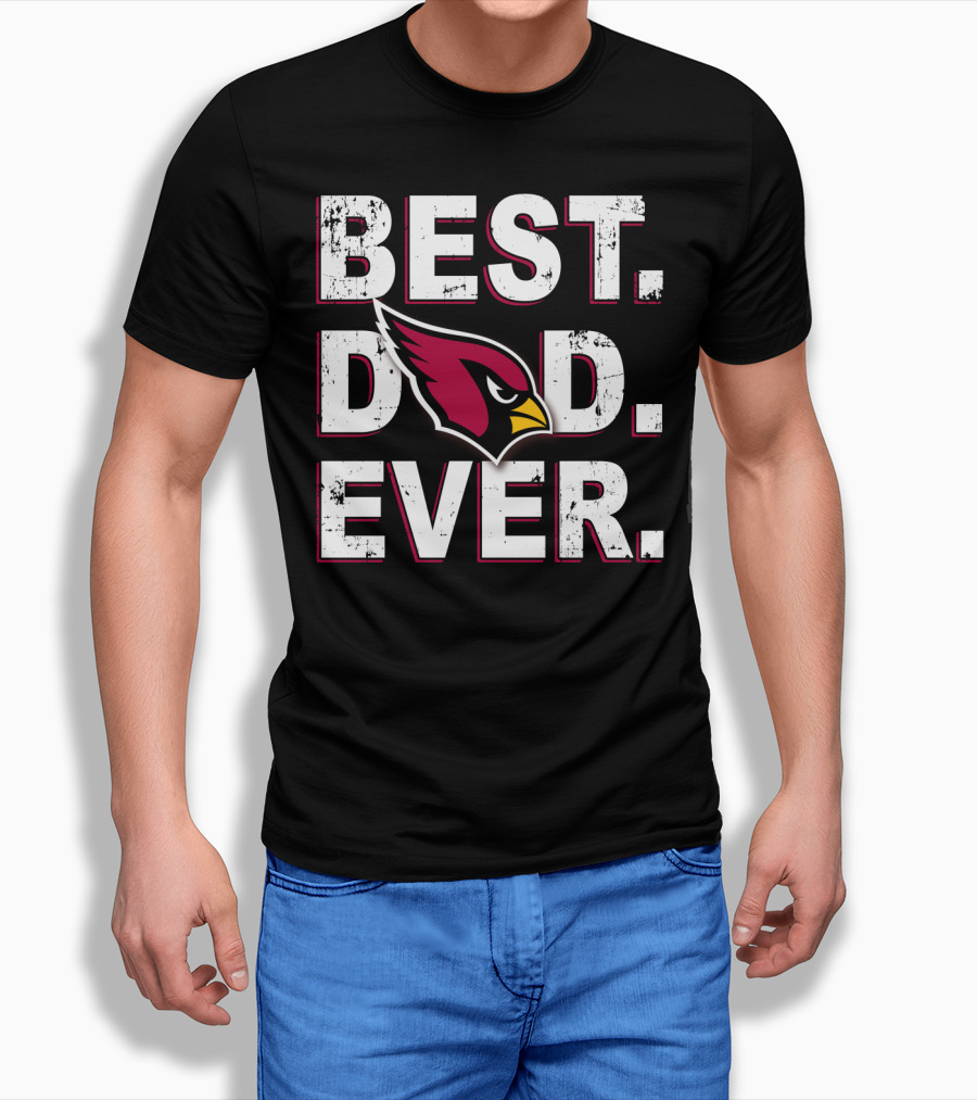 Best Dad Ever Cardinals T-Shirt