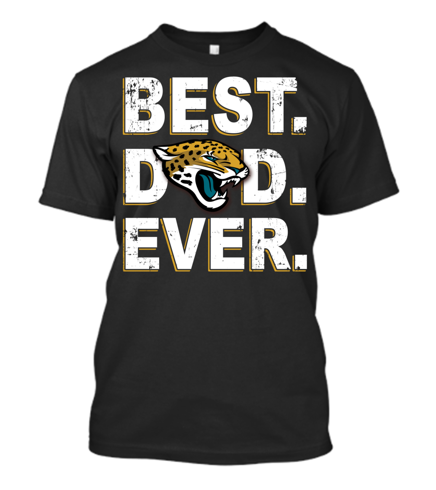 BEST DAD EVER Jaguars Team Logo Edition T-Shirt