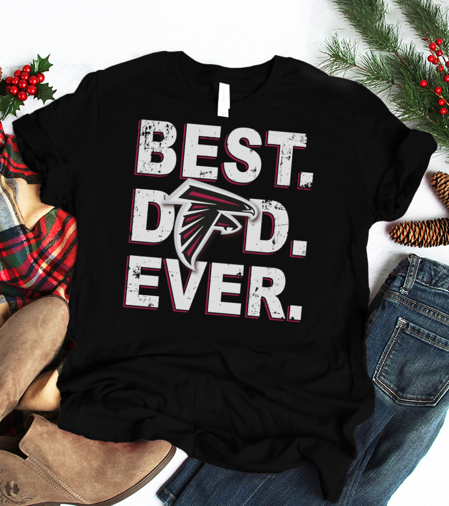 Best Dad Ever Falcons Nfl Team T-Shirt