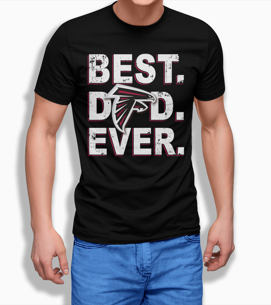 Best Dad Ever Falcons Nfl Team T-Shirt