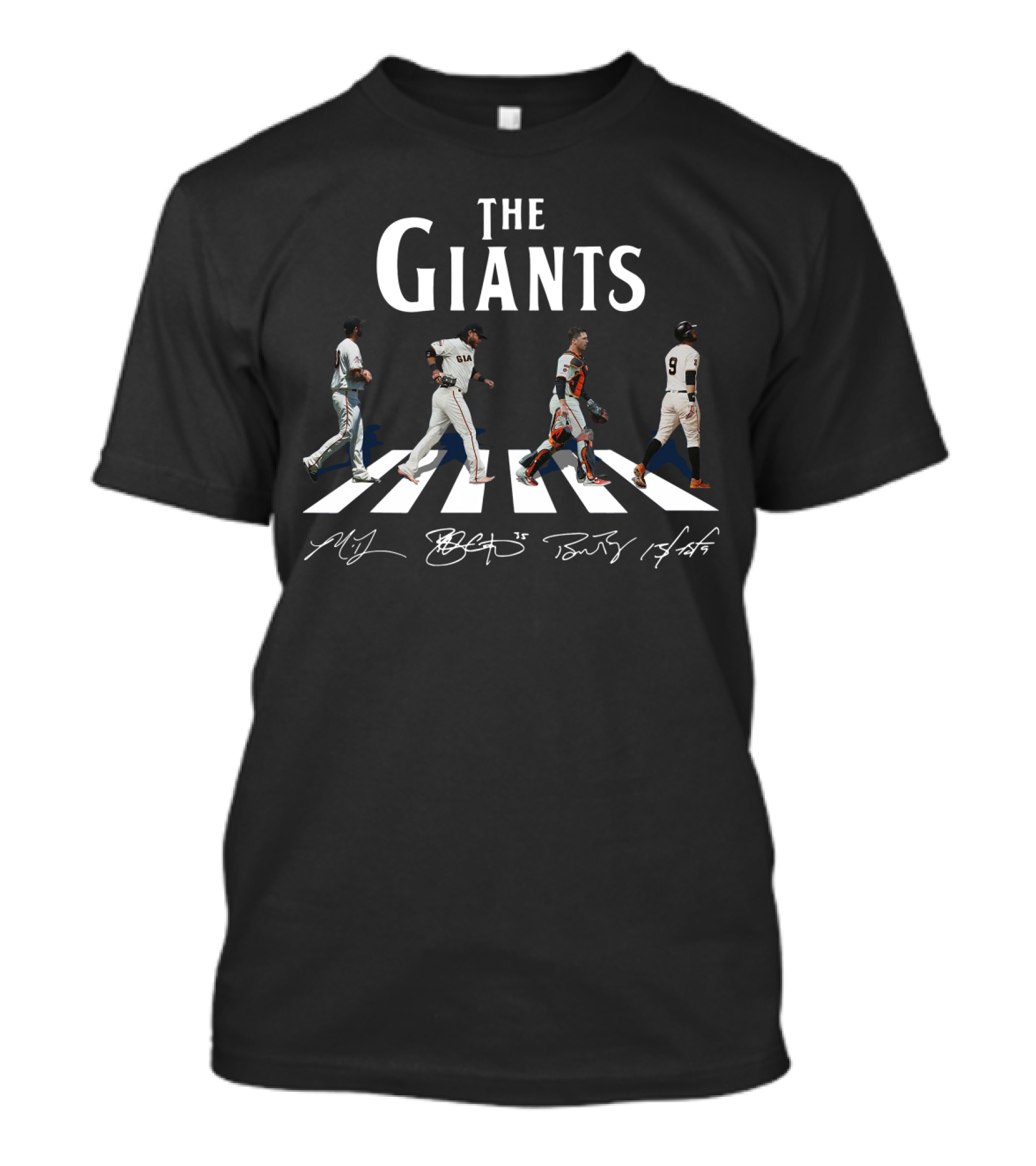 The Giants Abbey Road Baseball Crossover T-Shirt