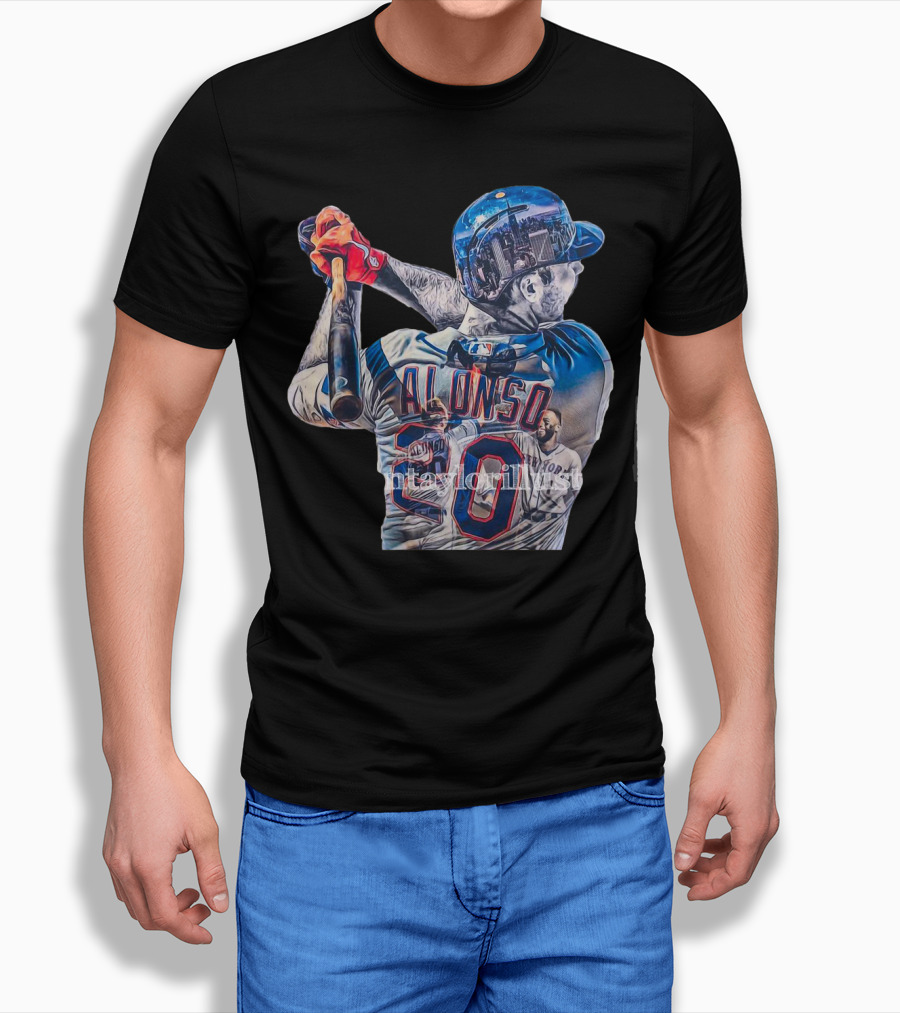 Polar Bear Pete Alonso MLB Alonso 20 Batter Graphic Taylorllyllst T-Shirt