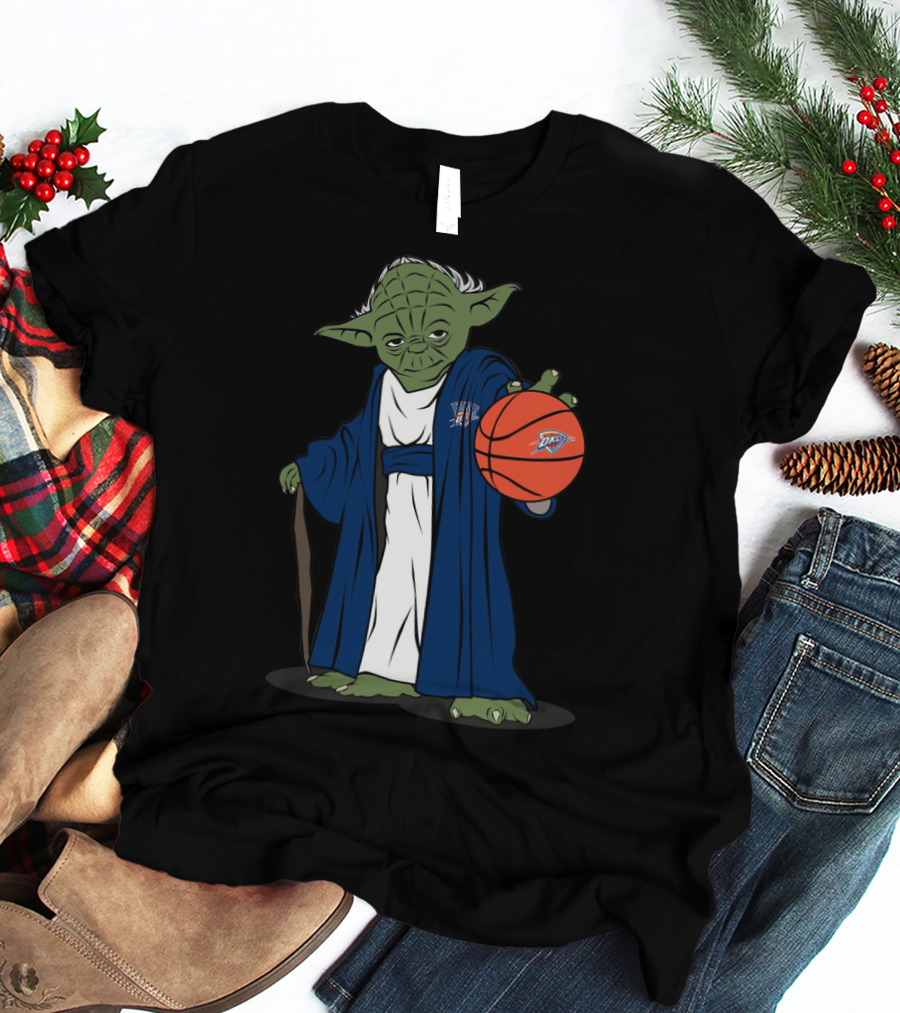 Master Yoda Oklahoma City Thunder Basketball Character T-Shirt