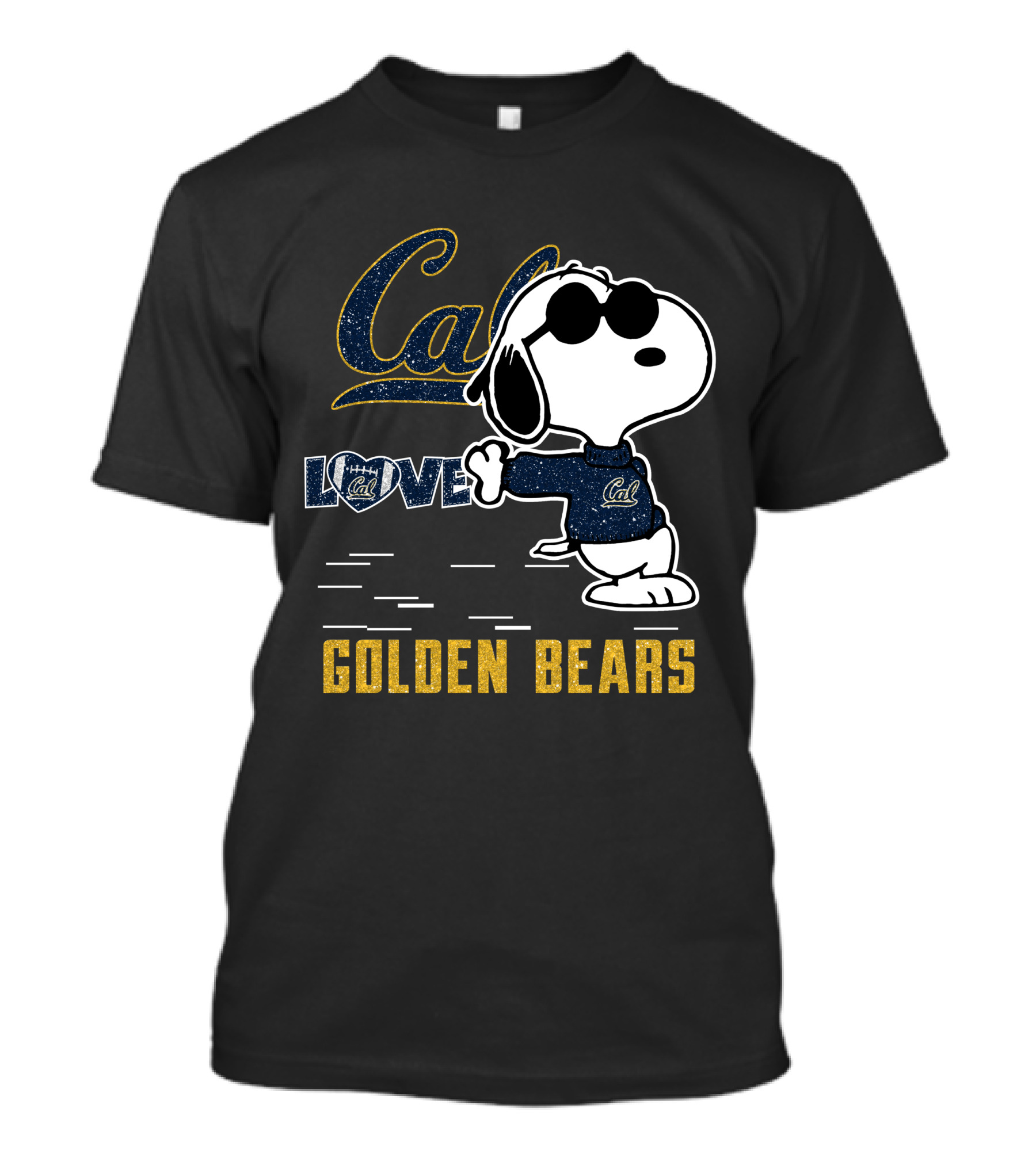 Snoopy Loves Cal Golden Bears California T-Shirt