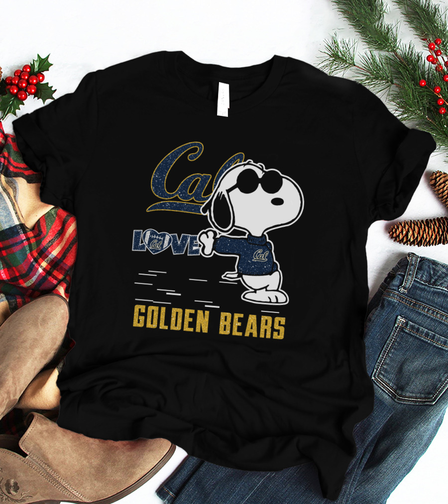 Snoopy Loves Cal Golden Bears California T-Shirt
