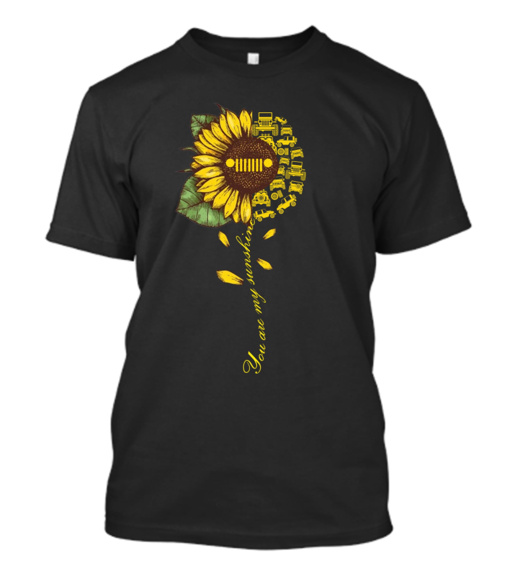 Jeep Sunflower You Are My Sunshine T-Shirt