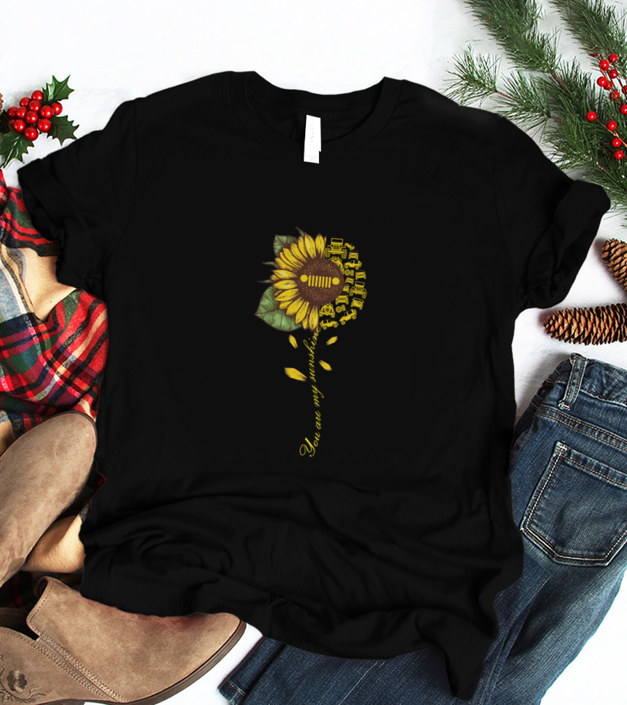 Jeep Sunflower You Are My Sunshine T-Shirt