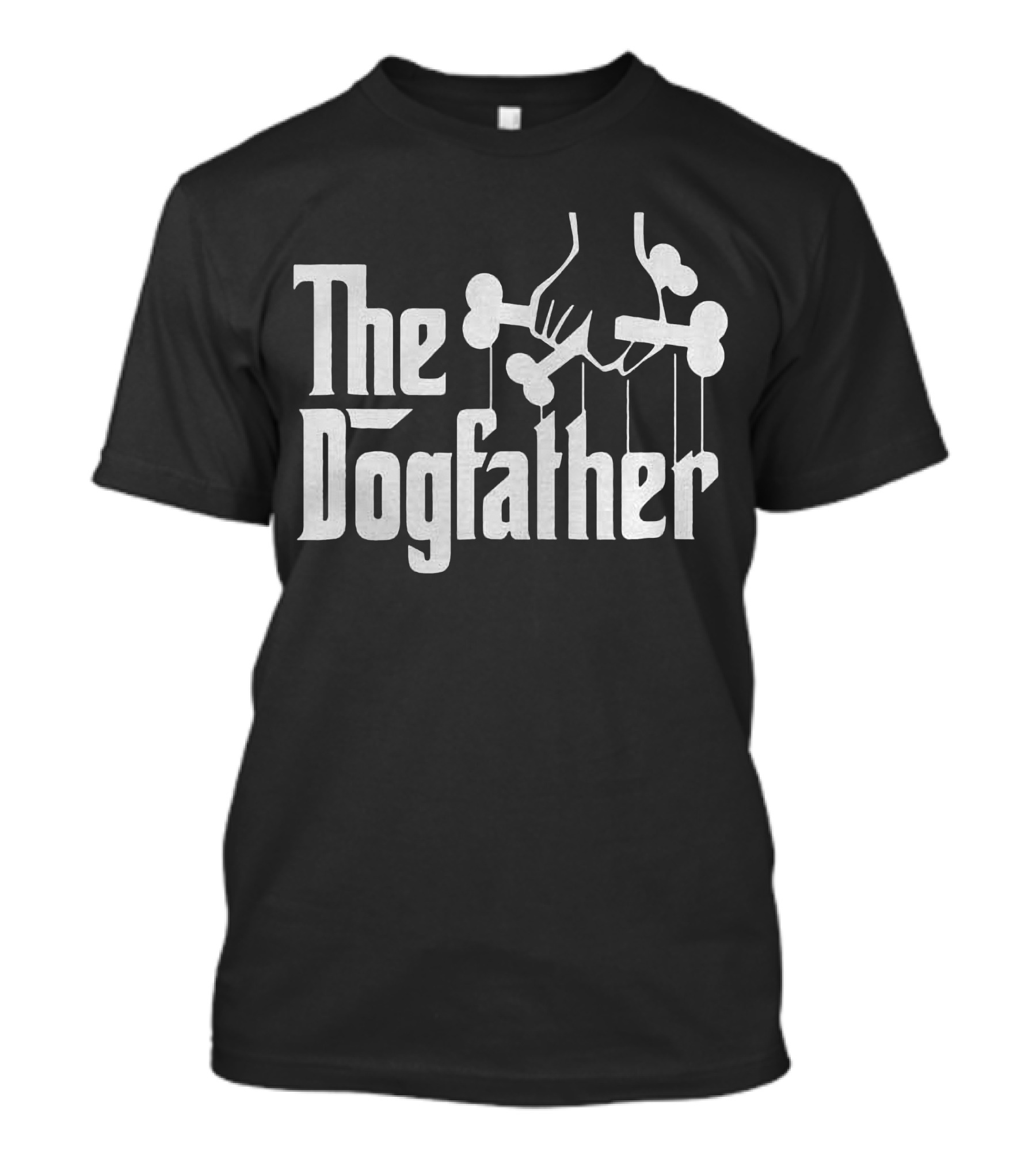 The Dogfather Hand Holding Dog Bones Puppet Strings T-Shirt