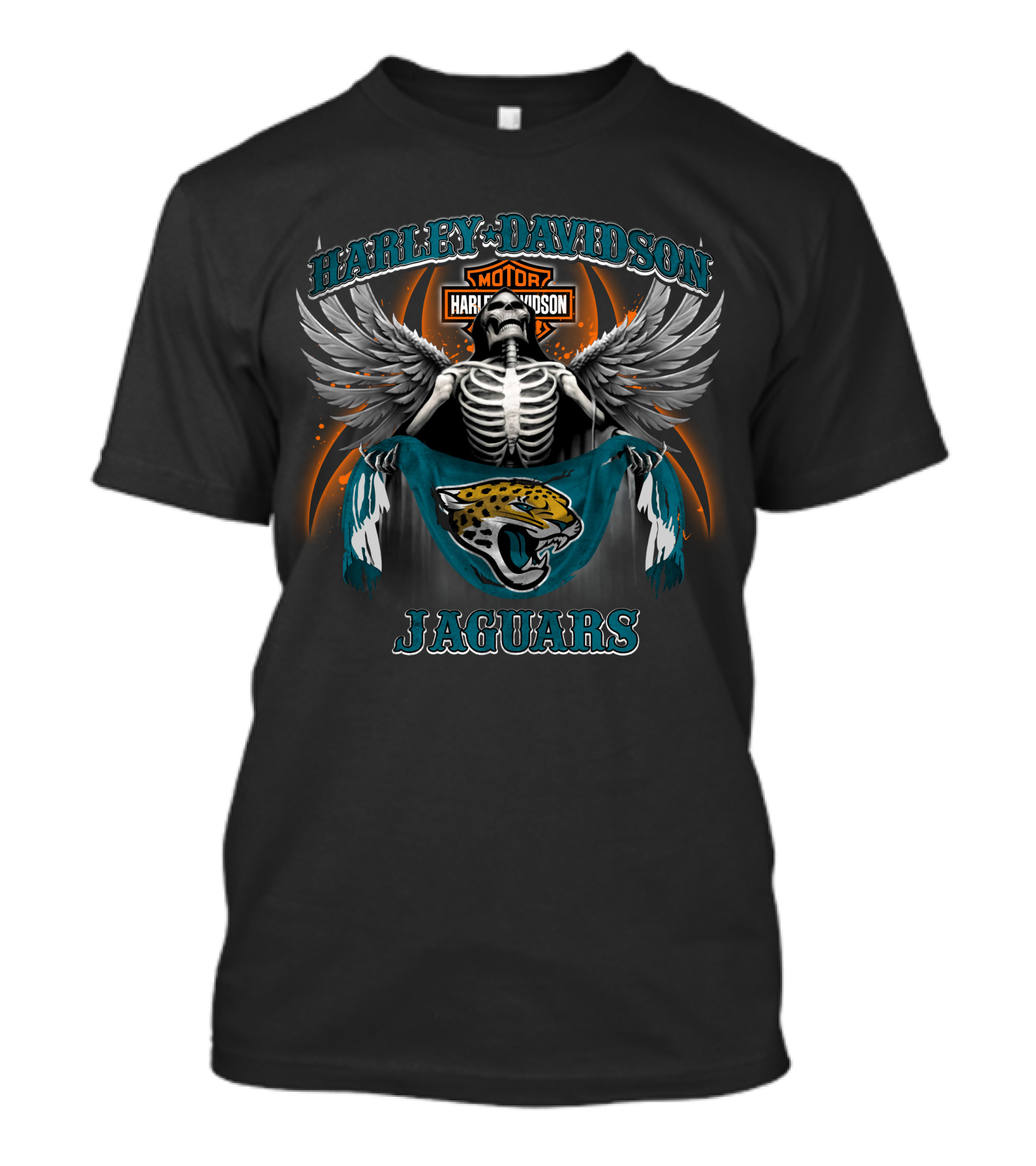 Harley Davidson Motor Jacksonville Jaguars T-Shirt