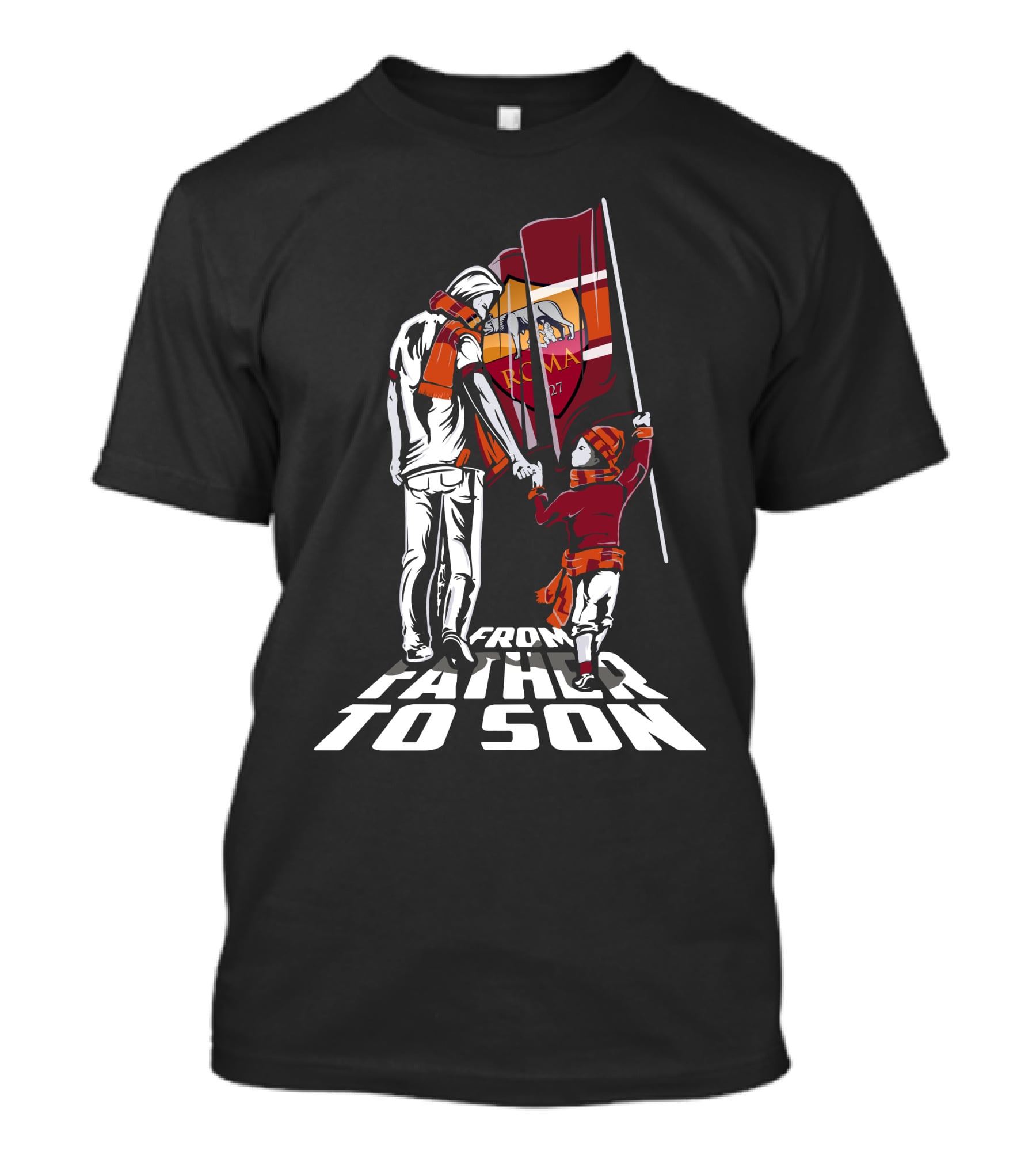 AS Roma From Father To Son T-Shirt