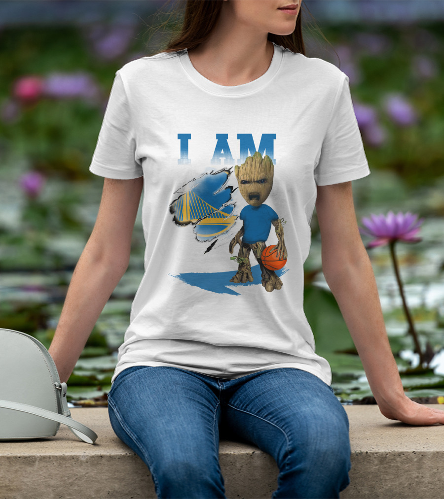 I Am Golden State Warriors Groot Basketball Character T-Shirt