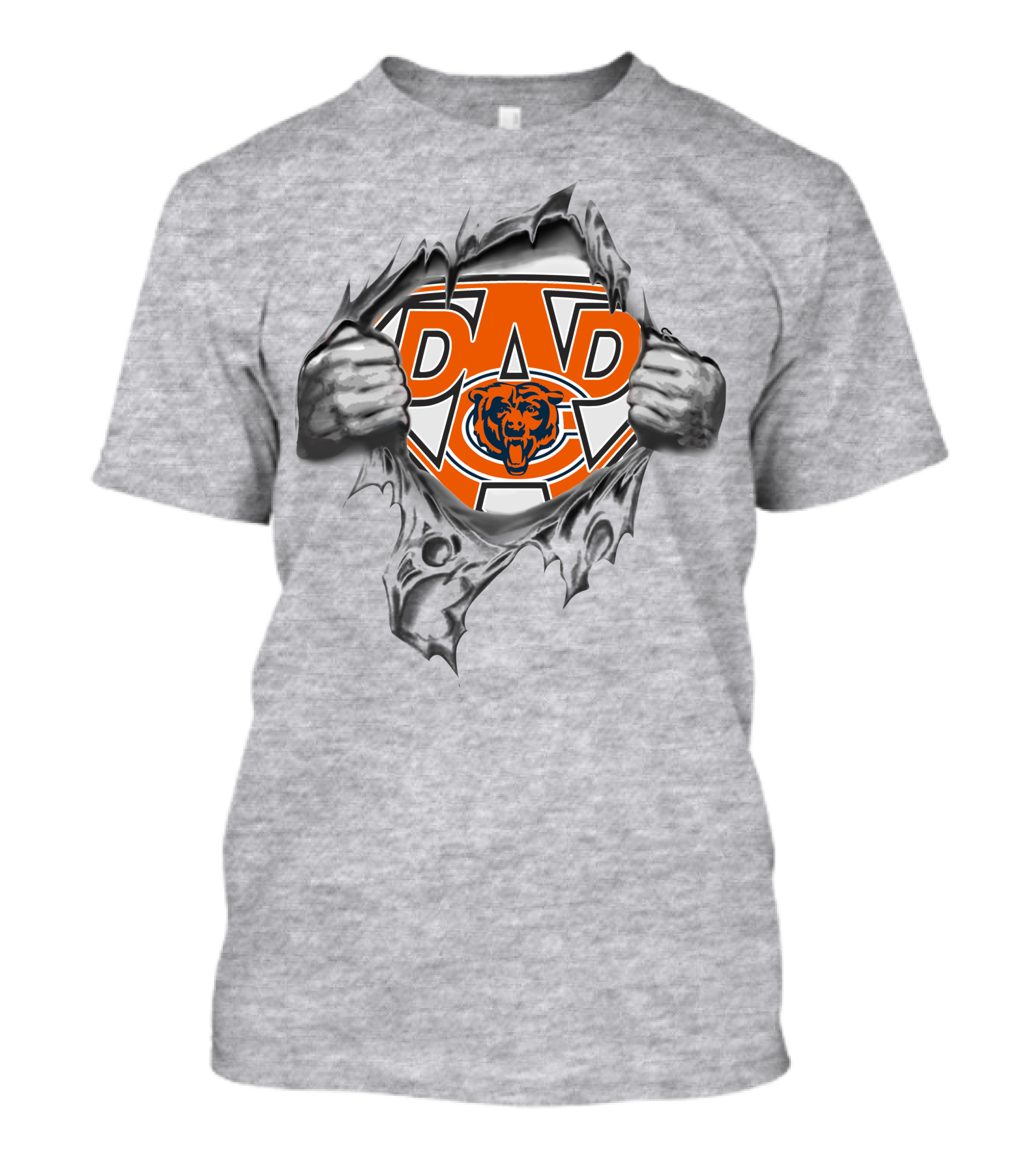 Chicago Bears Super Dad Football Fan T-Shirt
