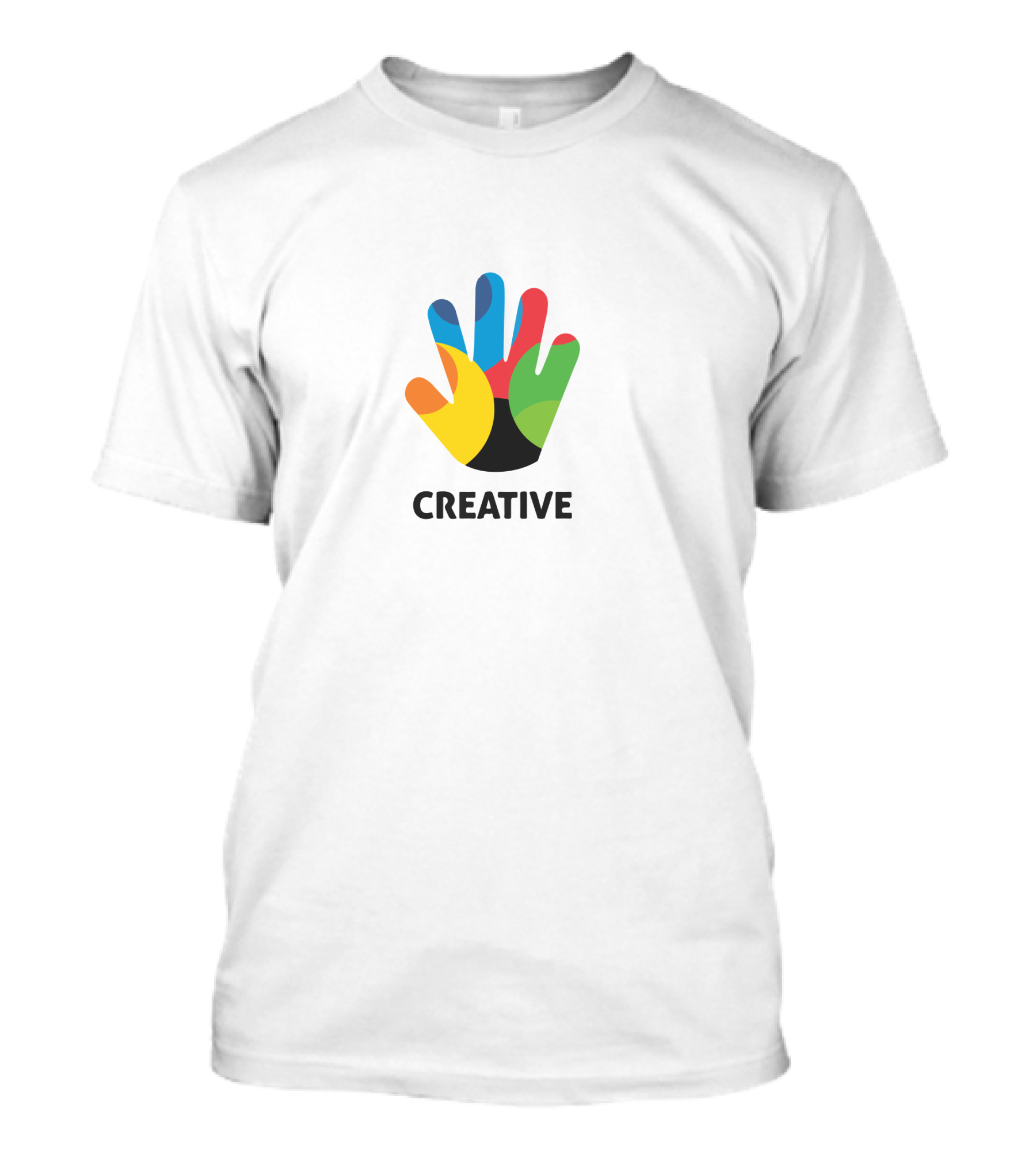 Creative Multicolor Hand T-Shirt