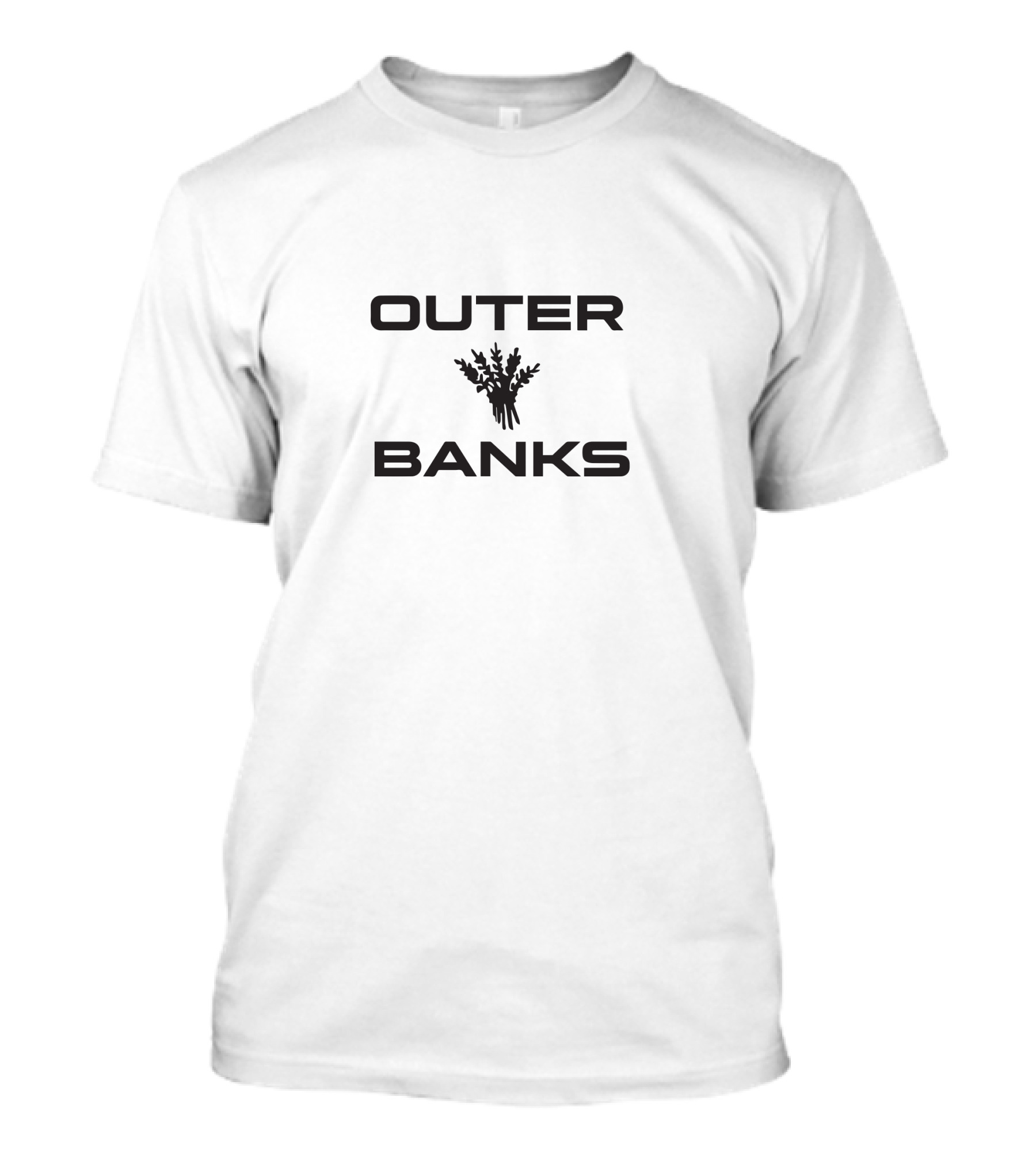 Outer Banks Coastal Reed Motif T-Shirt