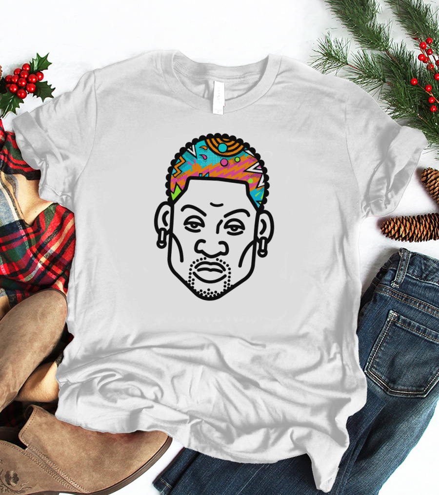 Dennis Rodman Colorful Hair T-Shirt