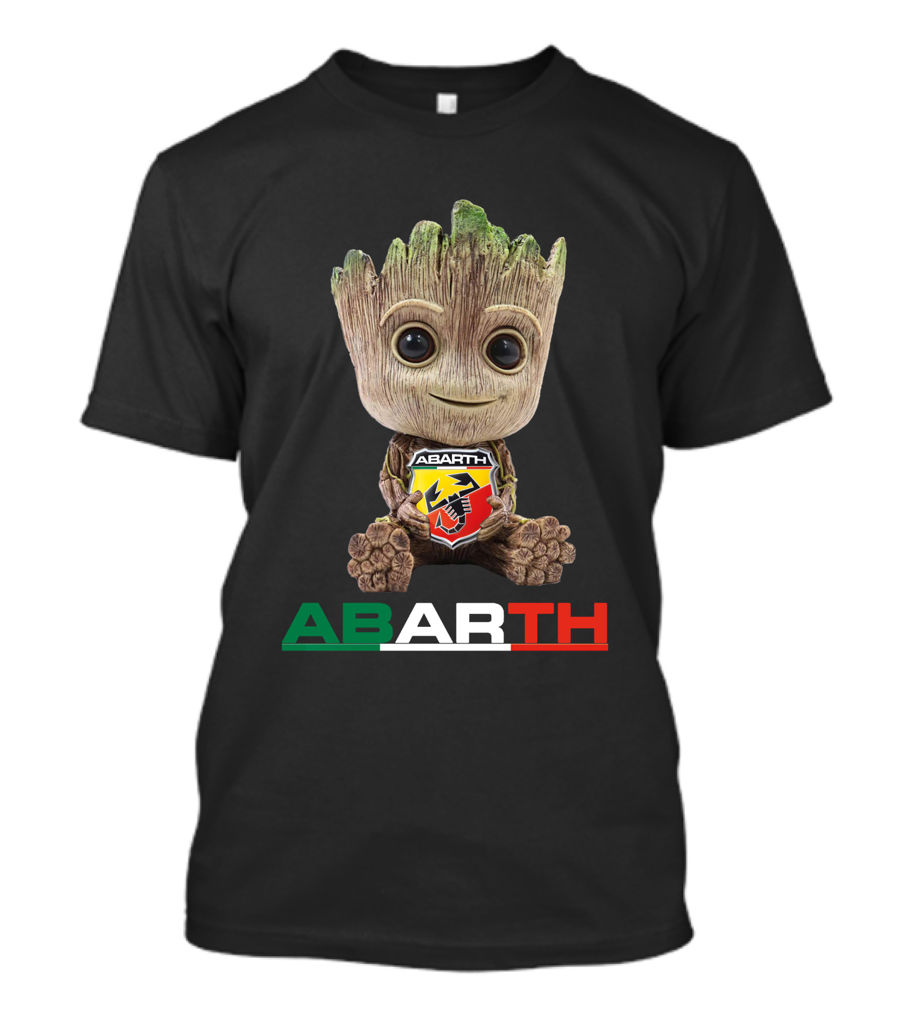 ABARTH Tree Character Holding T-Shirt