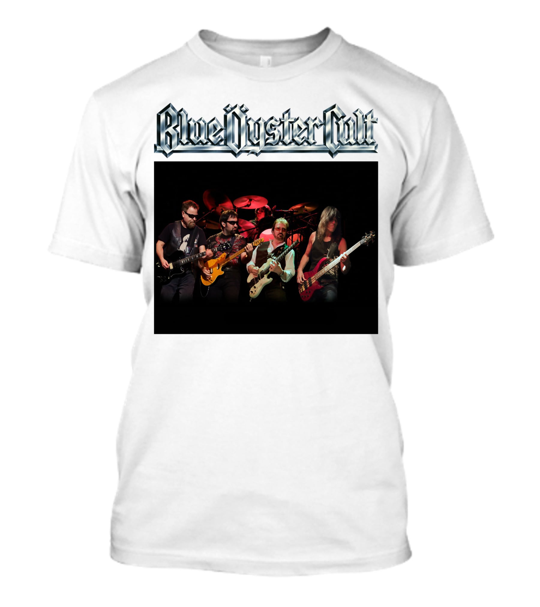 Blue Oyster Cult Live Performance Band Image T-Shirt