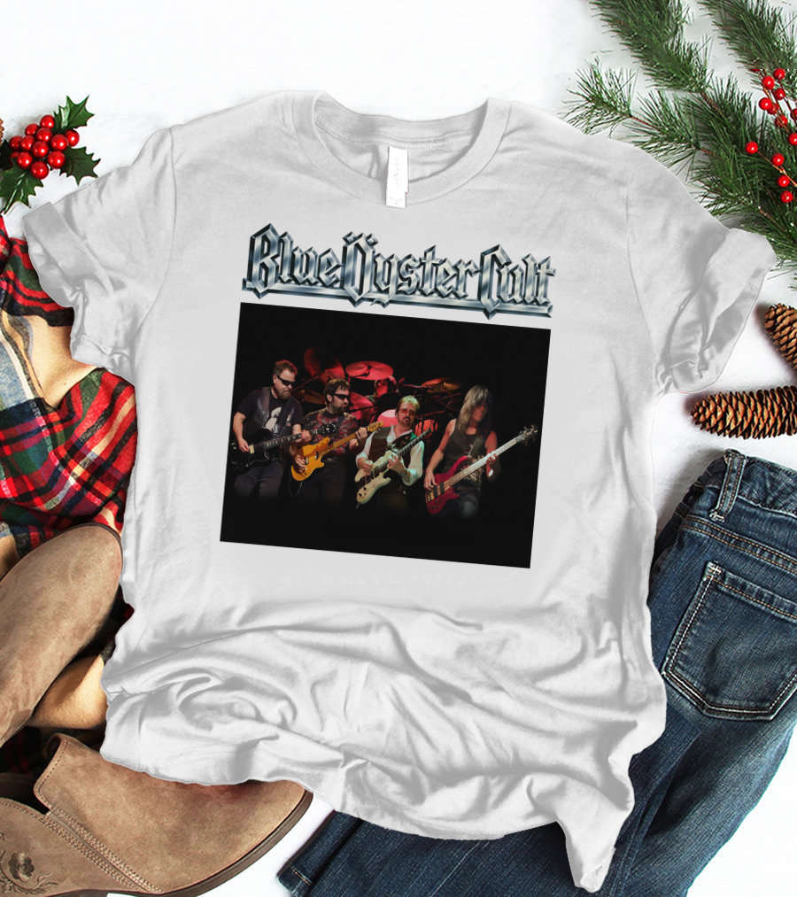 Blue Oyster Cult Live Performance Band Image T-Shirt