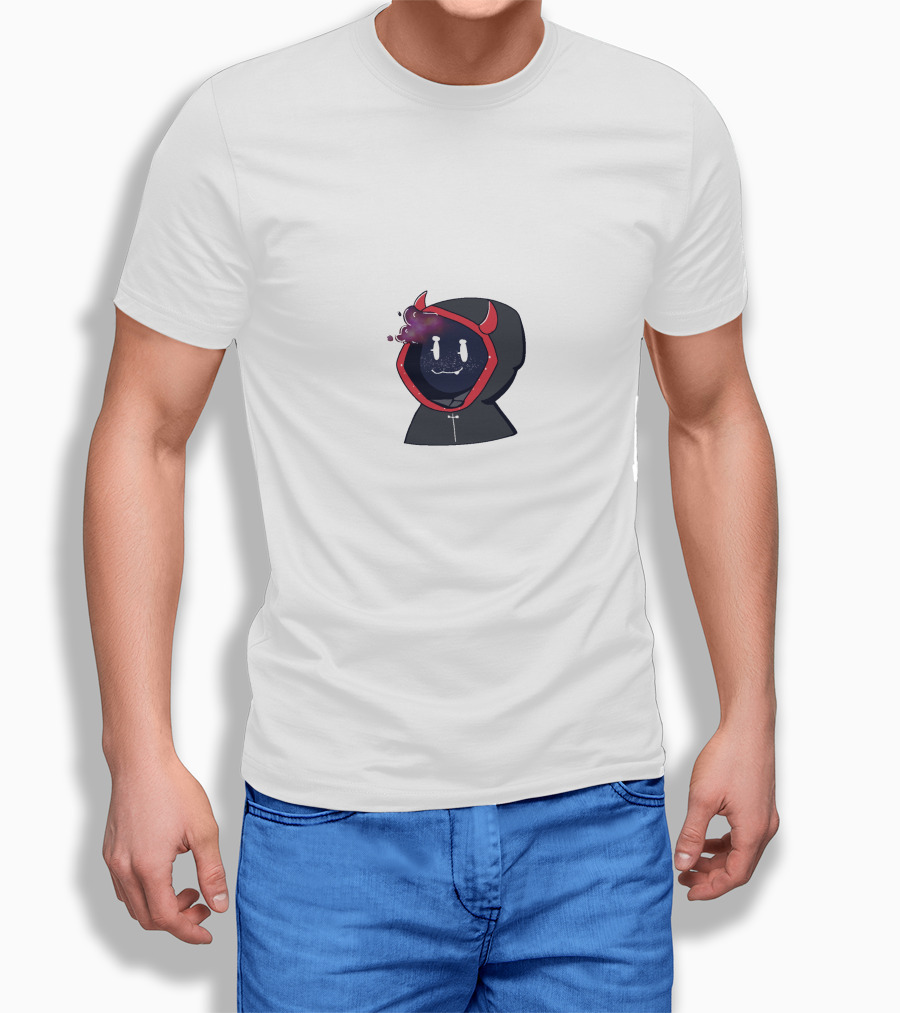 BadBoyHalo Devil Hoodie Galaxy Face T-Shirt