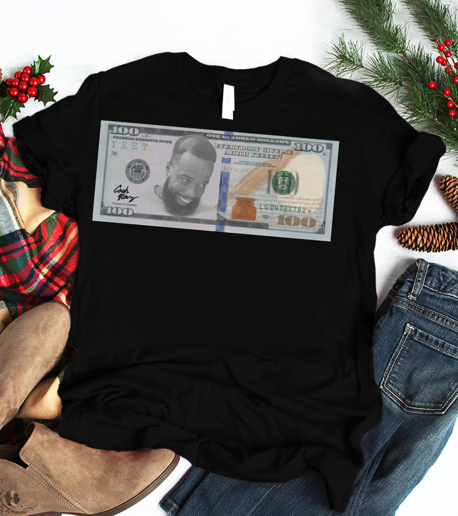 Cashnasty Merch Hundred Dollar Bill Face T-Shirt