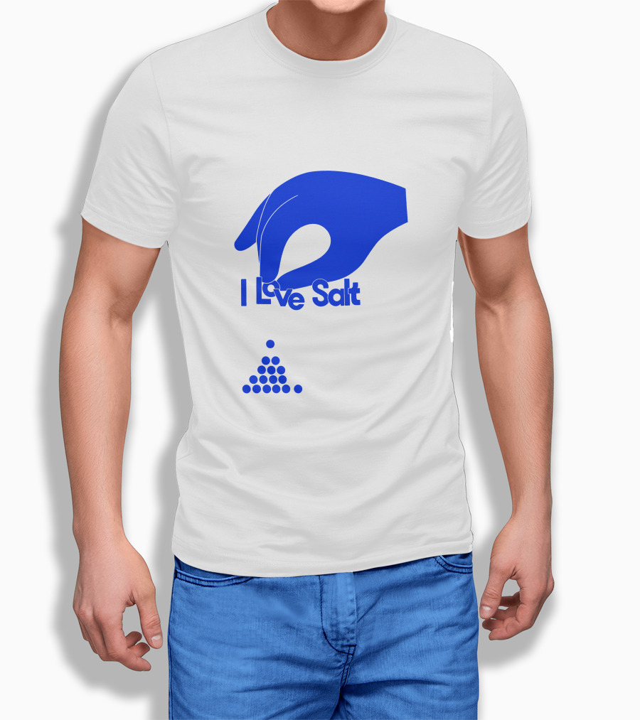 Shop Molly Baz Merch Store I Love Salt Hand With Dots T-Shirt