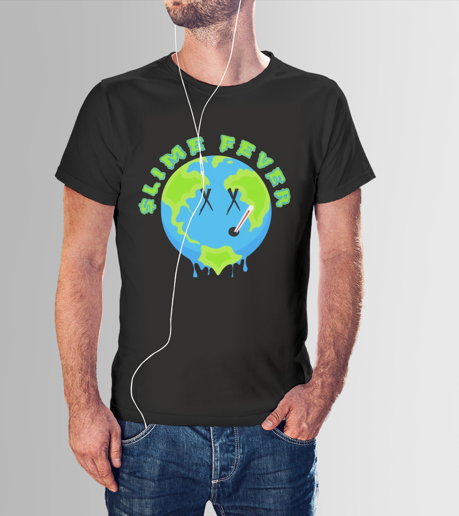 Slime Fever Earth Face Thermometer Design YNW Melly Merch Store T-Shirt