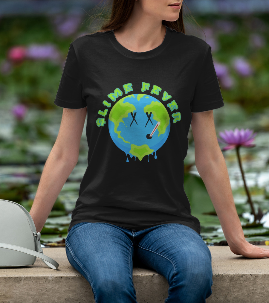 Slime Fever Earth Face Thermometer Design YNW Melly Merch Store T-Shirt