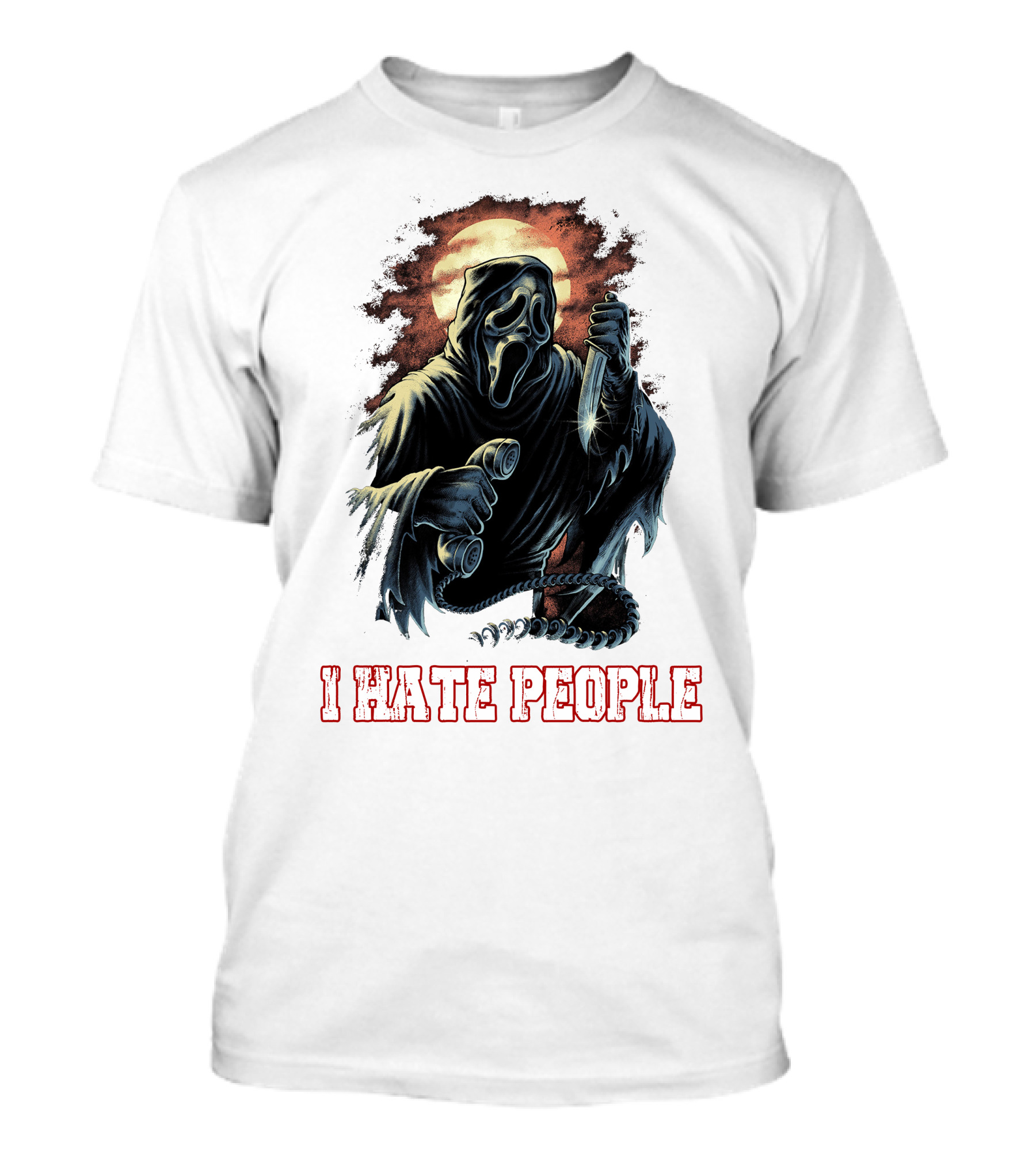 Ghostface I Hate People T-Shirt