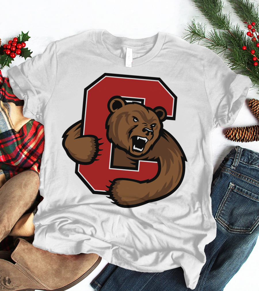 Cornell Big Red Bear Logo C T-Shirt
