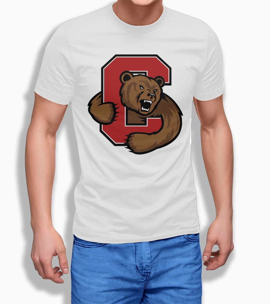 Cornell Big Red Bear Logo C T-Shirt
