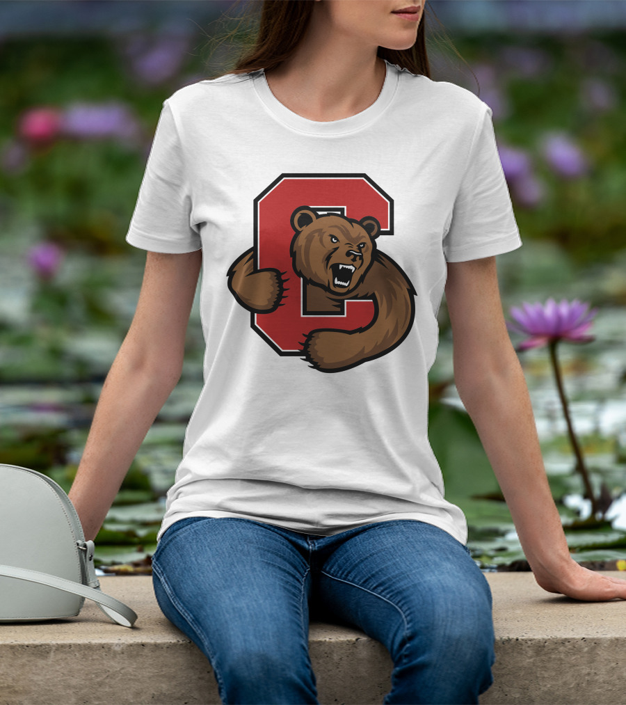 Cornell Big Red Bear Logo C T-Shirt