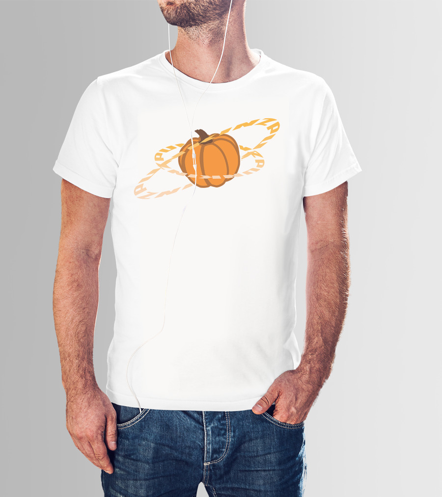 Punz Shop Pumpkin Planet Orbit T-Shirt