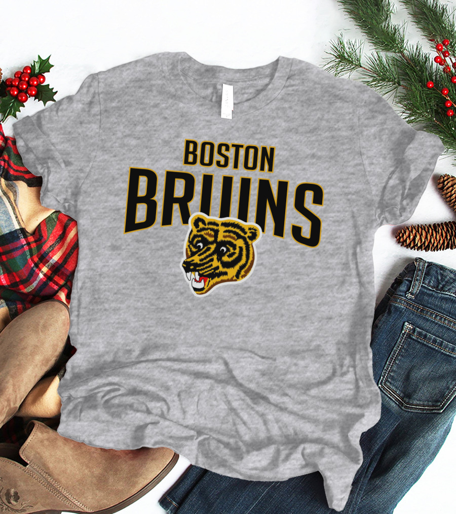 Boston Bruins Classic Vintage Logo Longsleeve T-Shirt