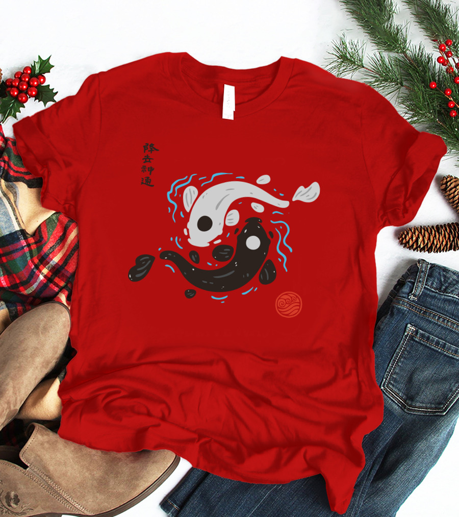 Yin Yang Koi Fish Thomas Sanders Asian Inspired T-Shirt