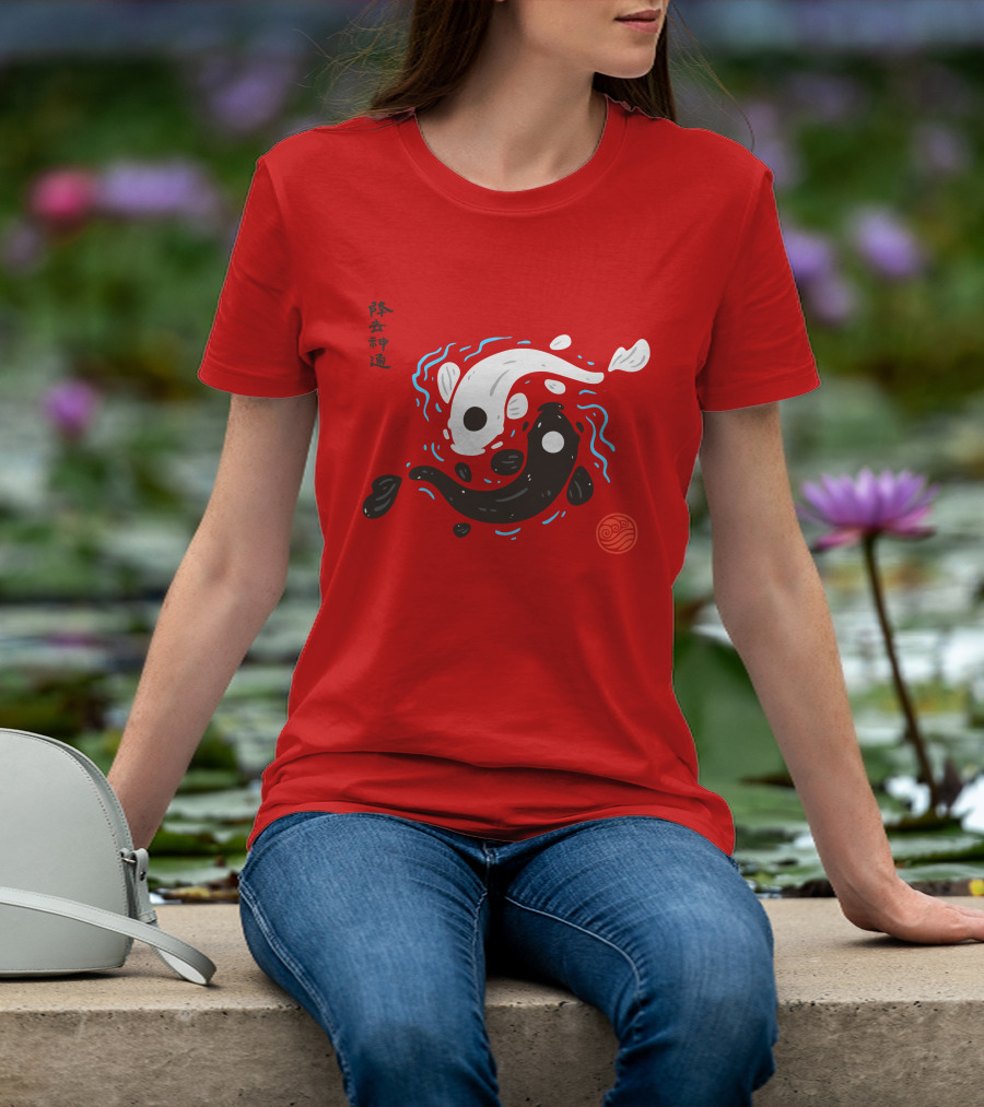 Yin Yang Koi Fish Thomas Sanders Asian Inspired T-Shirt