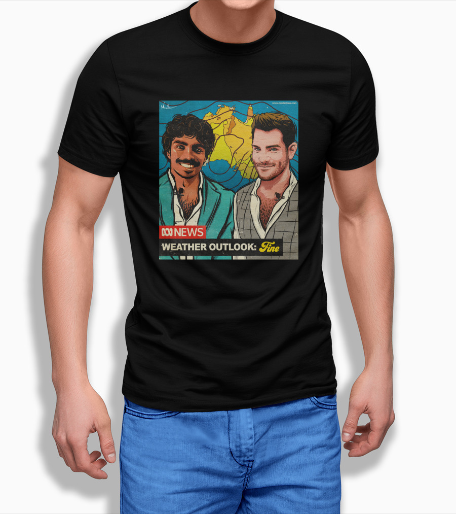 ABC News Weather Outlook Fine Nate Byrne Tony Armstrong T-Shirt