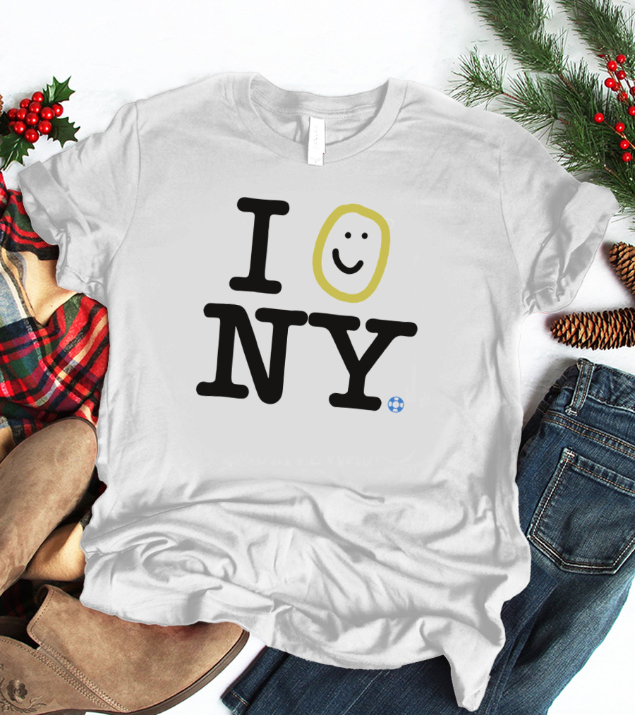 Happiness Project I Love NY Smile Merch New York Nick T-Shirt
