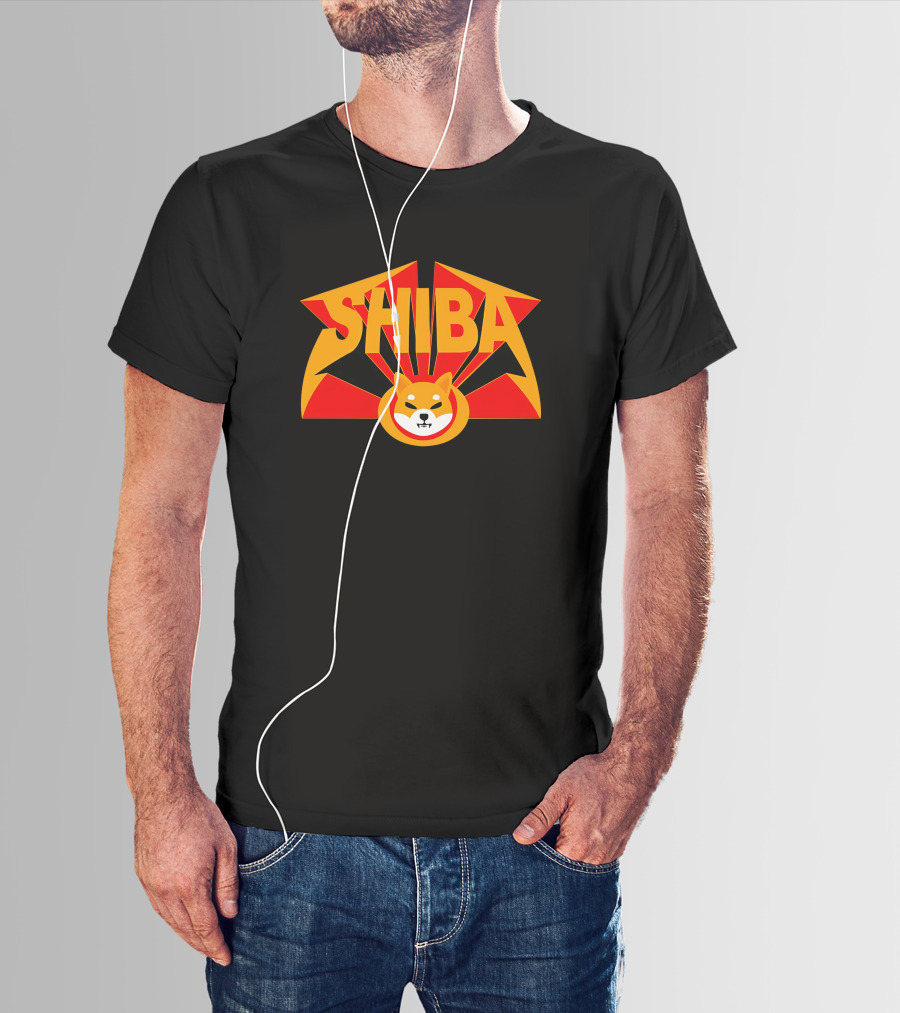 SHIBA Rockstar Dog Emblem T-Shirt