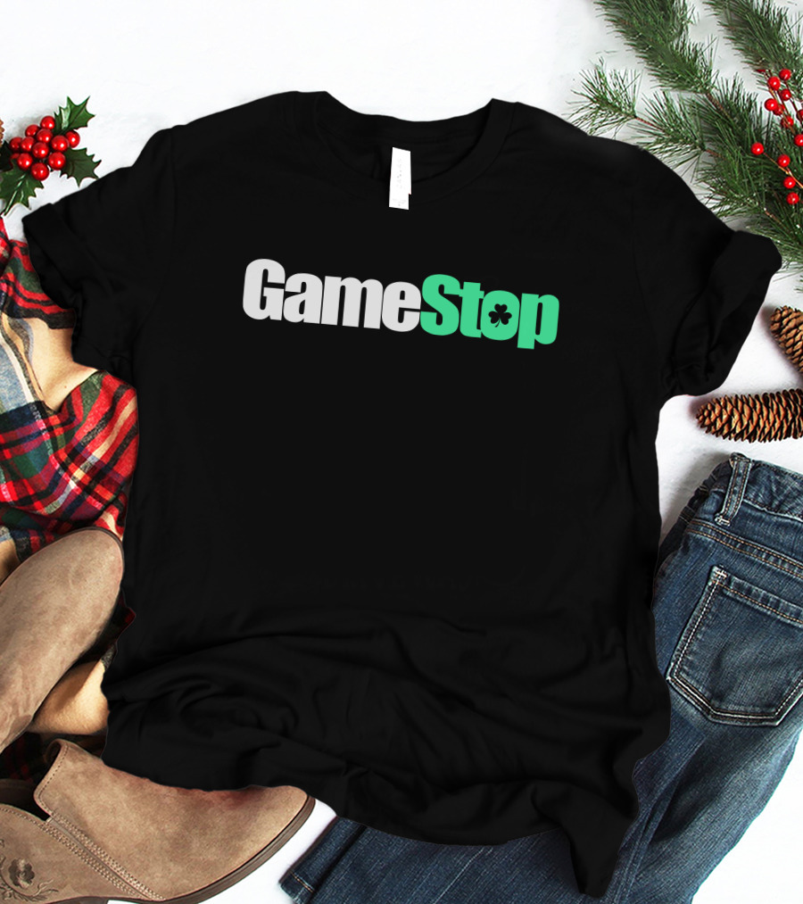 Gamestop Patrick's Day Superstonk Shamrock T-Shirt
