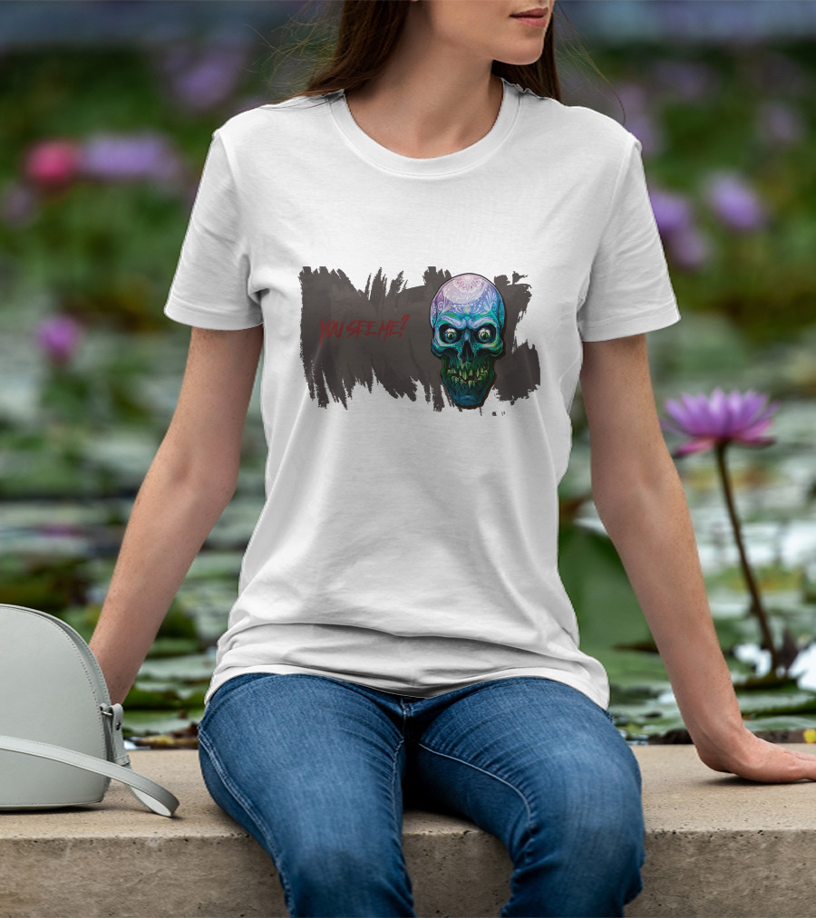 You See Me? Scary Skull Horror T-Shirt