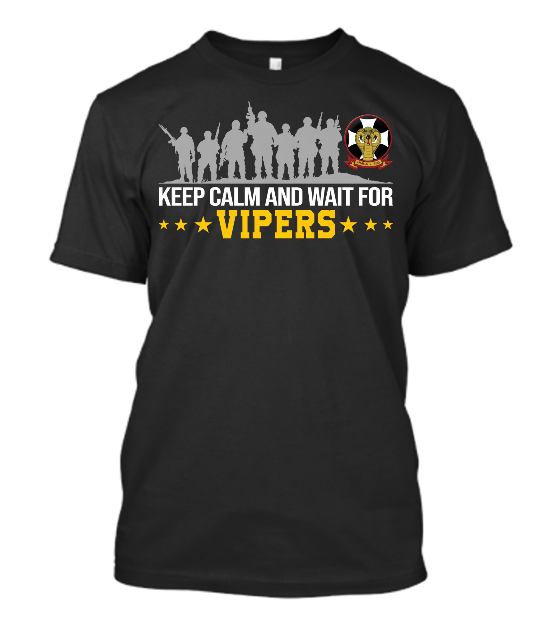 Keep Calm And Wait For Blue Vipers Hmla-169 T-Shirt