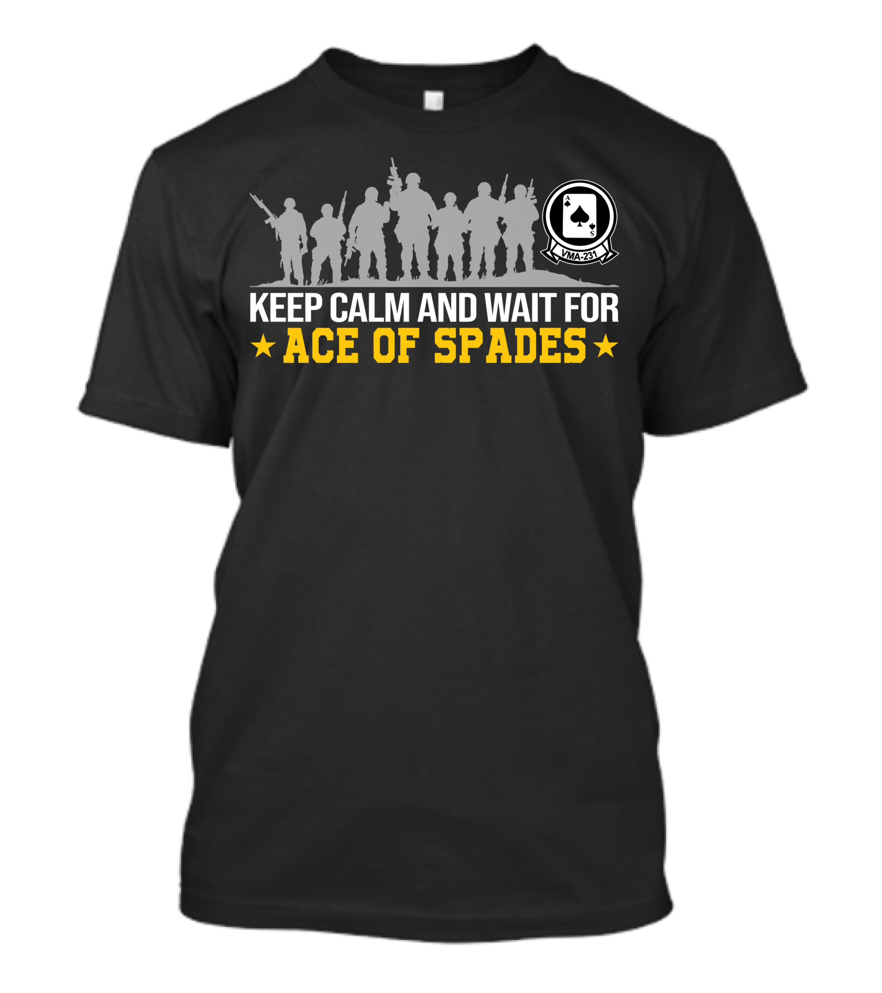 Keep Calm And Wait For Ace Of Spades T-Shirt
